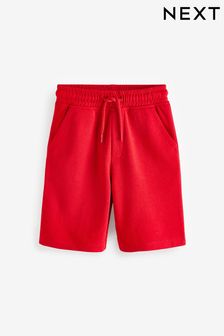 Rouge vif - Short basique en jersey (3-16 ans) (461686) | €7 - €13