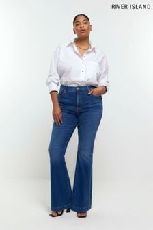 Расклешенные джинсы плюс с завышенной талией River Island (461748) | €28