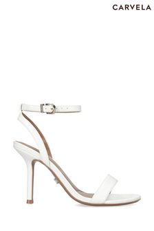 Carvela White Iidol 100 Sandals (461776) | ‏498 ‏₪