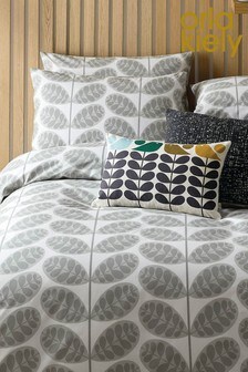 Orla Kiely Grey Botanica Stem Pillowcases (462463) | CA$60