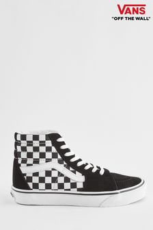 Черный/белый - Высокие мужские кроссовки Vans Sk8 (462565) | €110