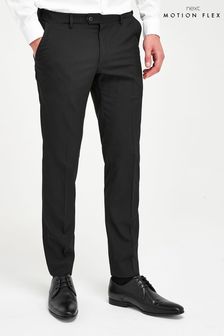 Black Skinny Fit Trousers With Motion Flex Waistband (462904) | SGD 36