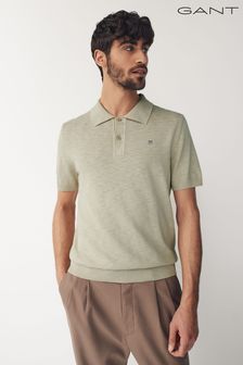 Зеленый - Gant рубашка поло из хлопка фламе (462909) | €166
