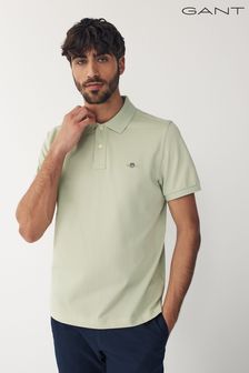 Светло-зеленый - Gant футболка-поло классического кроя с щитом (462917) | €105