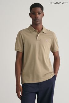 Dunkelgrün - Gant Shield Polo-Shirt in Regular Fit (462970) | 123 €