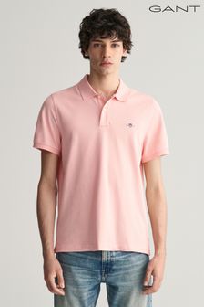 Dunkelrosa - Gant Shield Polo-Shirt in Regular Fit (463062) | 123 €