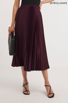 JD Williams Purple Pleated Midi Skirt (463085) | 54 €