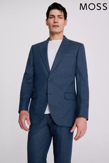 Синяя приталенная фланелелевая куртка Moss (463104) | €97