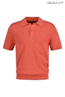 Оранжевый - Gant рубашка поло из хлопка фламе (463367) | €166