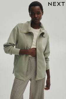 Khaki Green Premium Zip Through Jacket (463716) | 138 zł
