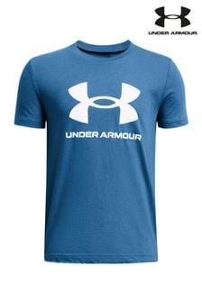 Azul/blanco - Under Armour Sportstyle Logo T-shirt (463817) | 24 €