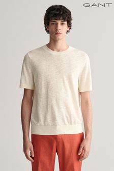 GANT Knitted Cotton Linen T-Shirt