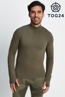 Tog 24 Mens Green Snowdon Thermal Zipneck Sweatshirt (464406) | 49 €
