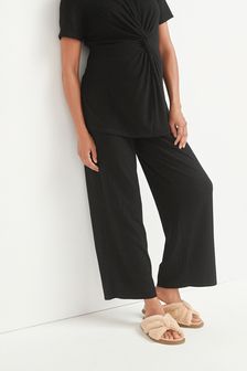 Черный - Широкие брюки для беременных (464870) | €7