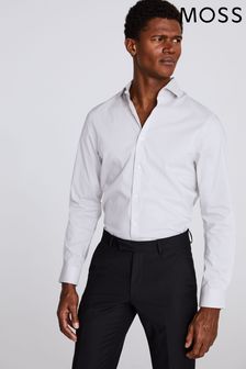 MOSS Slim Fit Grey Stretch Shirt (465277) | €20