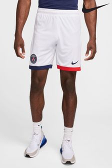 Nike White PSG 24/25 Stadium Away Football Shorts (465778) | €51