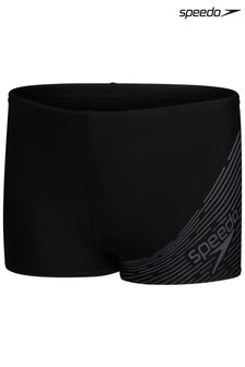 Pantaloni scurți de baie pentru băieți cu logo Speedo Medley Negru (465957) | 98 LEI
