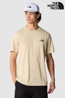 Brązowy - The North Face Mens Simple Dome Short Sleeve T-shirt (466555) | 150 zł