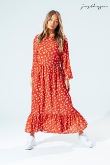 Hype. Womens Brown Brick Spots Dress (466594) | 67 €
