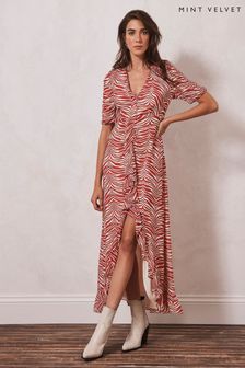 Mint velvet deals leopard print dress