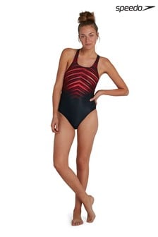 Speedo Black Digital Placement Medalist Swimsuit (467282) | €24