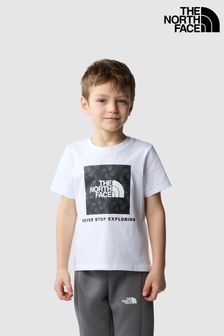 White - The North Face Lifestyle Graphic Kids T-shirt (468051) | kr440