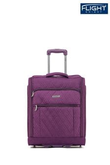 Пурпурный со стеганым принтом - Черная парусиновая сумка ручной работы Flight Knight 56x45x25 см Easyjet (468068) | €66