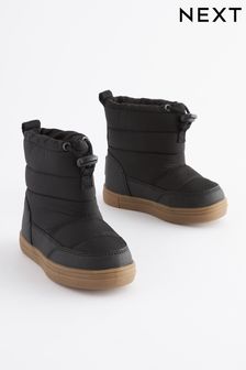 Black Thermal Thinsulate™ Lined Quilted Water Resistant Boots (468126) | AED108 - AED128