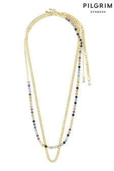 PILGRIM Gold REIGN Necklaces 2-in-1 Set, 1 with Crystals (468683) | €51