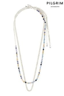 PILGRIM REIGN Necklaces 2-in-1 Set, 1 with Crystals