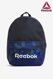 Sac à dos Reebok bleu marine motif camouflage