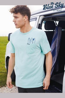 חולצת טי מודפסת מכותנה אורגנית של Mr Blue Sky (470092) | ‏56 ₪