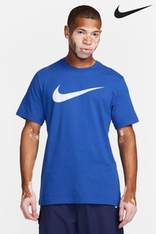 Bleu - T-shirt Nike Swoosh (470362) | €27