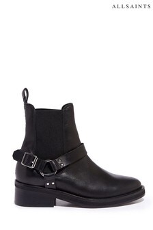 Bottines AllSaints Salome noirs style motard