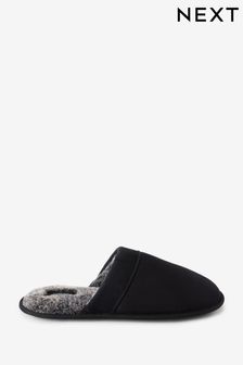 Black Personalised Slippers (470974) | AED75