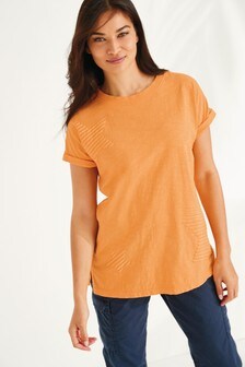 T-shirt à ourlet arrondi