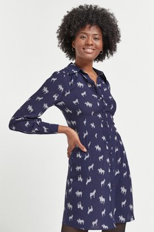 Next blue shirt dress clearance
