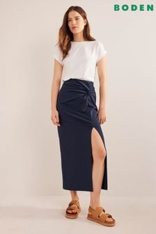 Boden Blue Knot Detail Jersey Skirt (472163) | €38