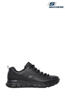 Skechers Black Sure Track Trickel Slip Resistant Work Womens Trainers (472223) | 113 €
