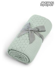 Mamas & Papas Blue/Green Welcome To The World Seedling Blanket Bubble (473642) | €44
