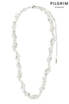 PILGRIM Silver Raelynn Necklace in a Handcrafted Look (473660) | kr584