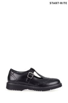 Start-Rite Imagine T-bar Black Leather School Shoes F & G Fit (473751) | ₪ 279