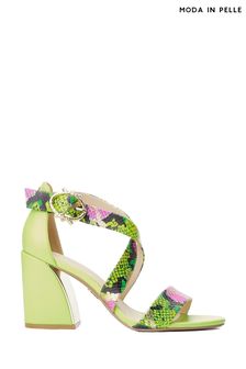 Moda in Pelle Flared Heel Sandals with Cross-Over Ankle Strap (474872) | 133 €