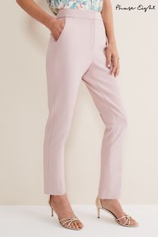 Phase Eight Pink Petite Eira Cigarette Trousers (476409) | 544 QAR