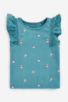 Débardeur à volants (3 mois - 8 ans)