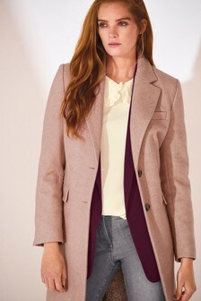 Manteau avec col à revers