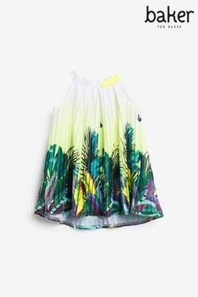 Baker by Ted Baker Pleated Tropical Print Dress (477149) | €15.50 - €17.50