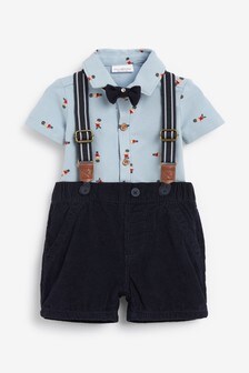Ensemble habillé short et body chemise (0 mois - 3 ans)