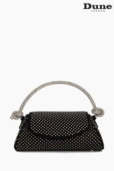 Dune London Black Brynleys Embellished Top Handle Bag (477623) | $175