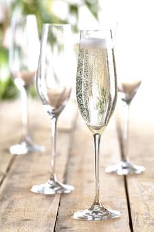 Clear Nova Flute Glasses Set of 4 Champagne Flute Glasses (479348) | €27